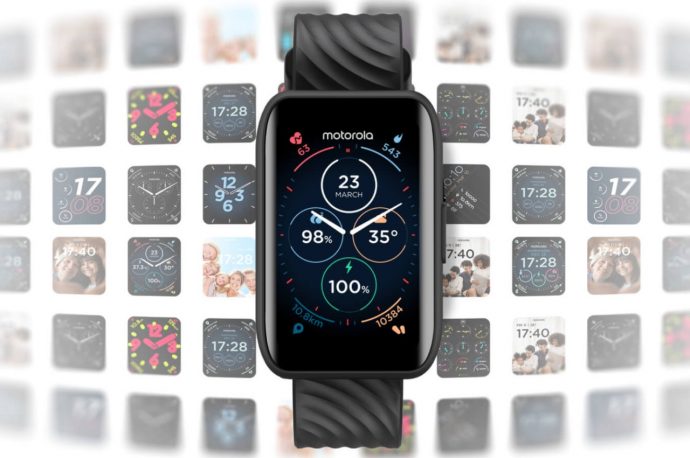 Moto Watch 40 design straddles the line between smartwatch and fitness band