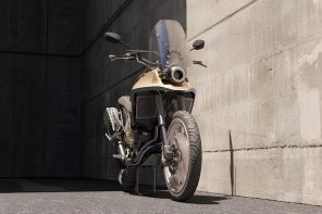 Designer Imagines Land Rover’s Defender As A Rugged Cafe Racer Motorcycle