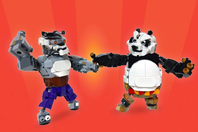LEGO Kung Fu Panda comes with a posable design, a jiggling belly, and a Tai Lung to battle with!