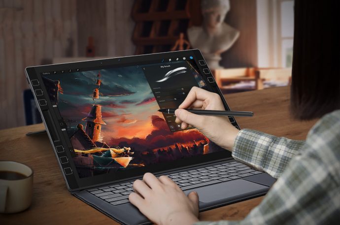 The LincPlus Drawing Tablet S1 with a 13″ 2K screen and a Wacom Stylus is perfect for digital creators