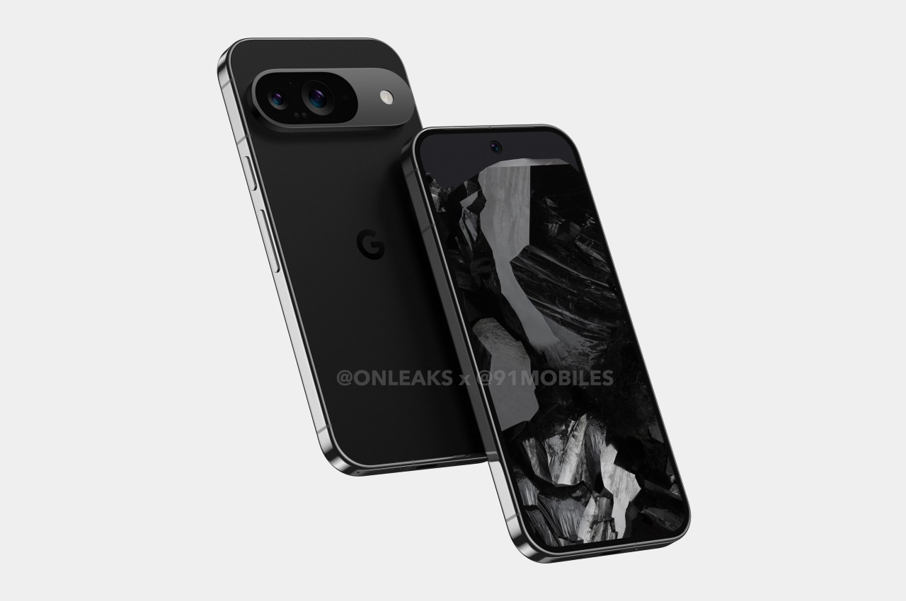 Google Pixel 9 and 9 Pro XL renders show a less dramatic design change