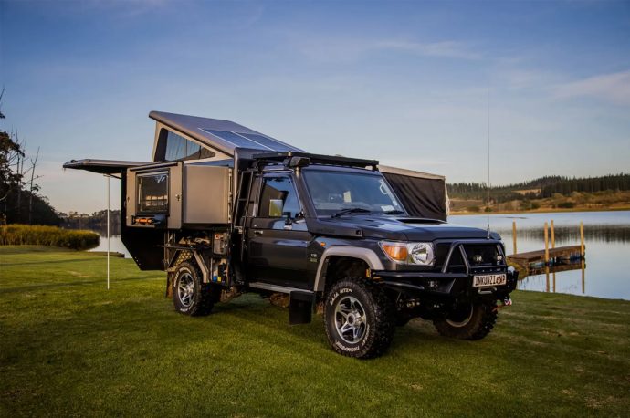 Land Cruiser-based Infanta 4×4 Inkunzi camper takes off-roading fun to the extreme