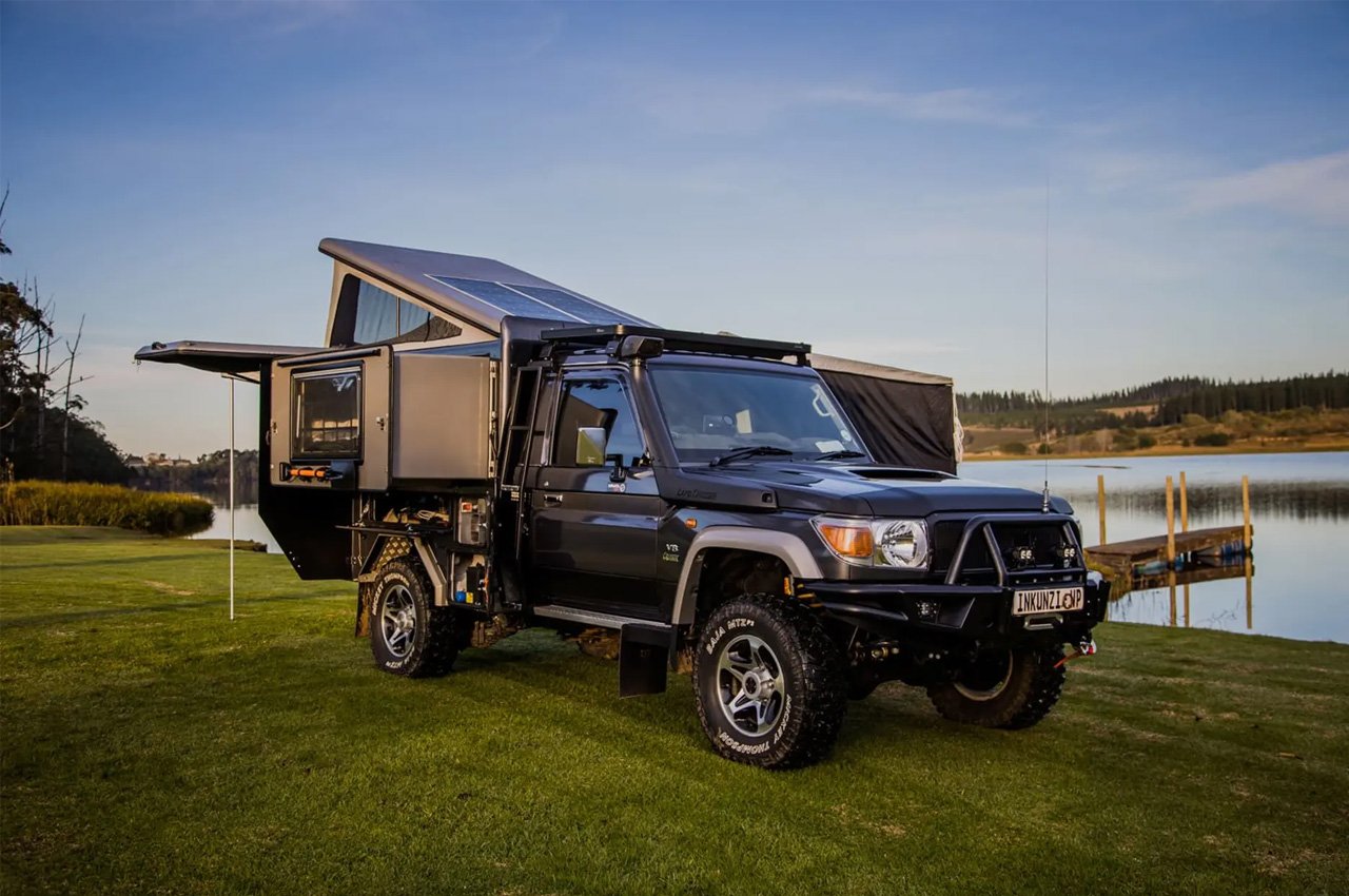 #Land Cruiser-based Infanta 4×4 Inkunzi camper takes off-roading fun to the extreme
