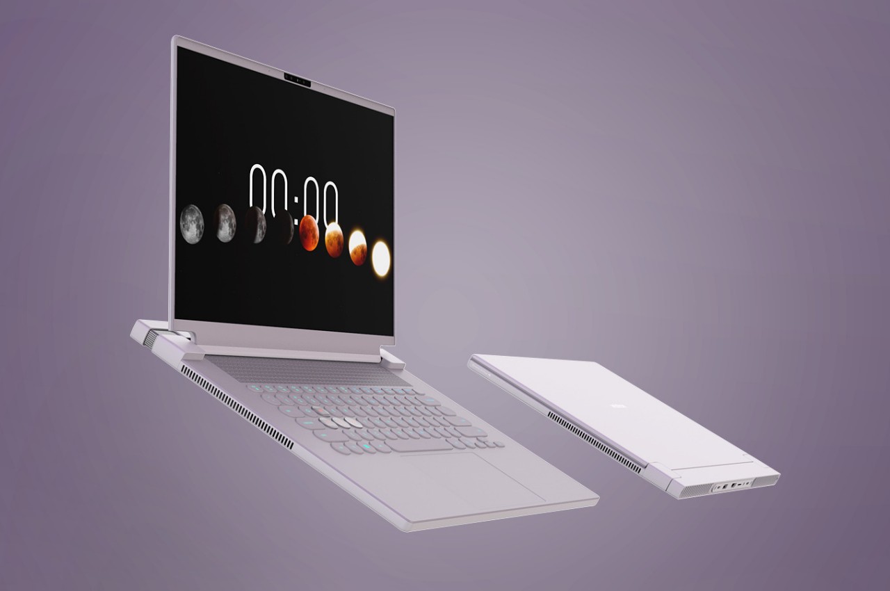 #Laptop cooling system concept extends its back to let air flow even better