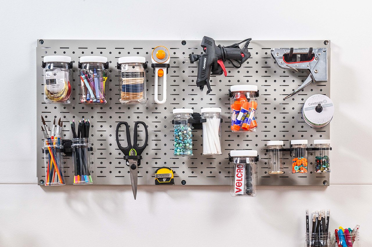 #Meet the wall-mounted modular organizing system that’s even more flexible than IKEA’s pegboards