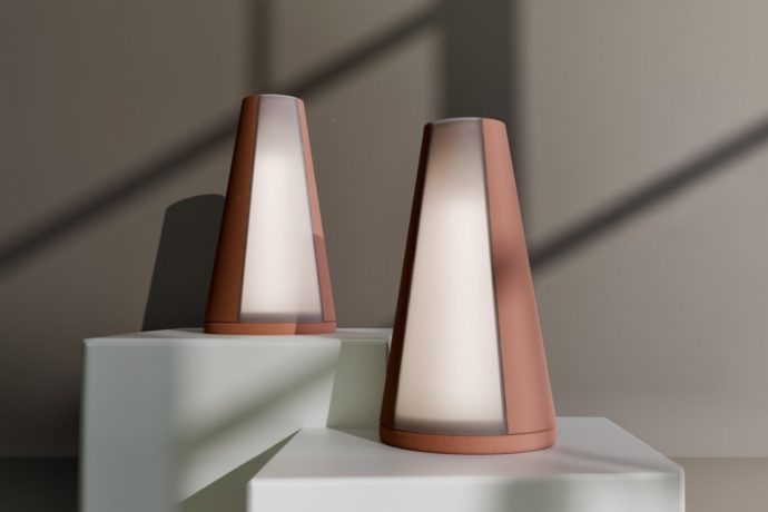 This touch-sensitive Terracotta Lamp combines tradition and modernity into one wonderful appliance
