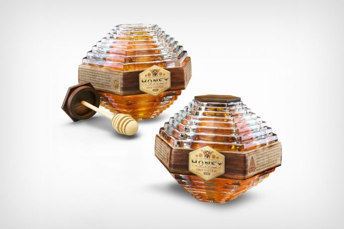 Redefining Honey Packaging with Sustainable Sophistication and Luxury