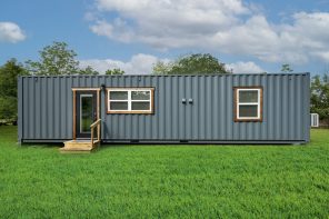 This Shipping Container-Based Tiny Home Features An Interesting Space Saving Layout