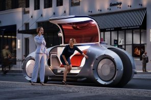 Self-driving car concept is a hotel-like sleeping pod on wheels