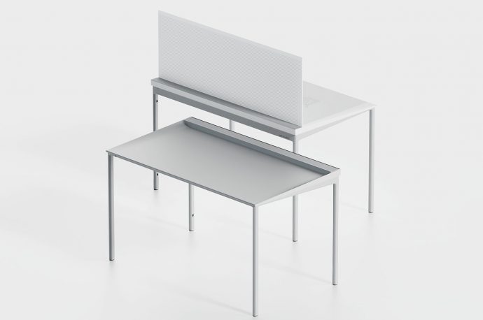 This desk comes with a rollable OLED screen, haptic touchscreen and built-in speakers