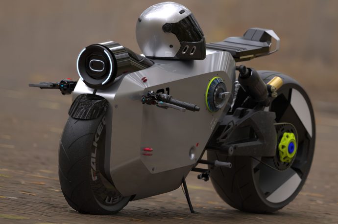 This Motocompo inspired café racer is born to perform stunning stoppies