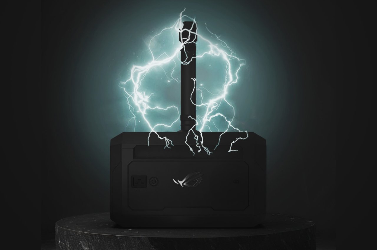 ASUS ROG Mjolnir solar power station is shockingly real, but is it worthy?