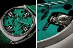 Golf-inspired luxury mechanical watch boasts a shapeshifting face that changes every day
