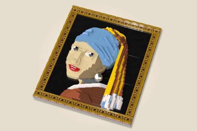 The Iconic ‘Girl With A Pearl Earring’ Painting gets immortalized with its own LEGO build!