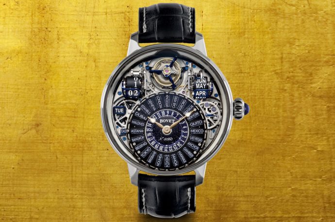 Bovet Récital 28 Prowess 1 world-timer stays accurate even when countries move to Daylight Saving Time