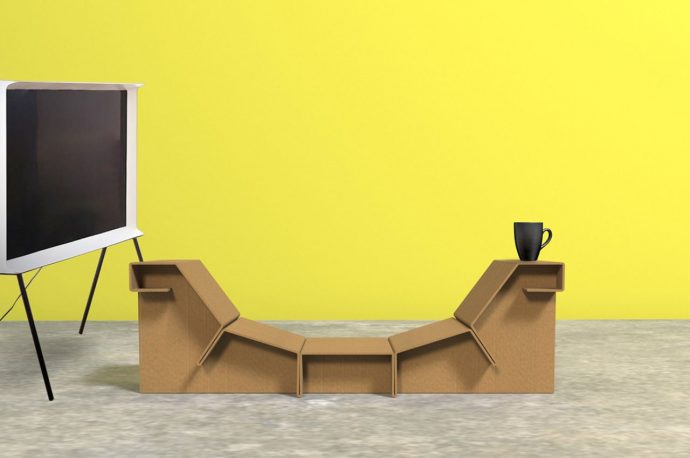 Cuna Furniture Upcycles Your TV Box Into Sustainable Multifunctional Furniture