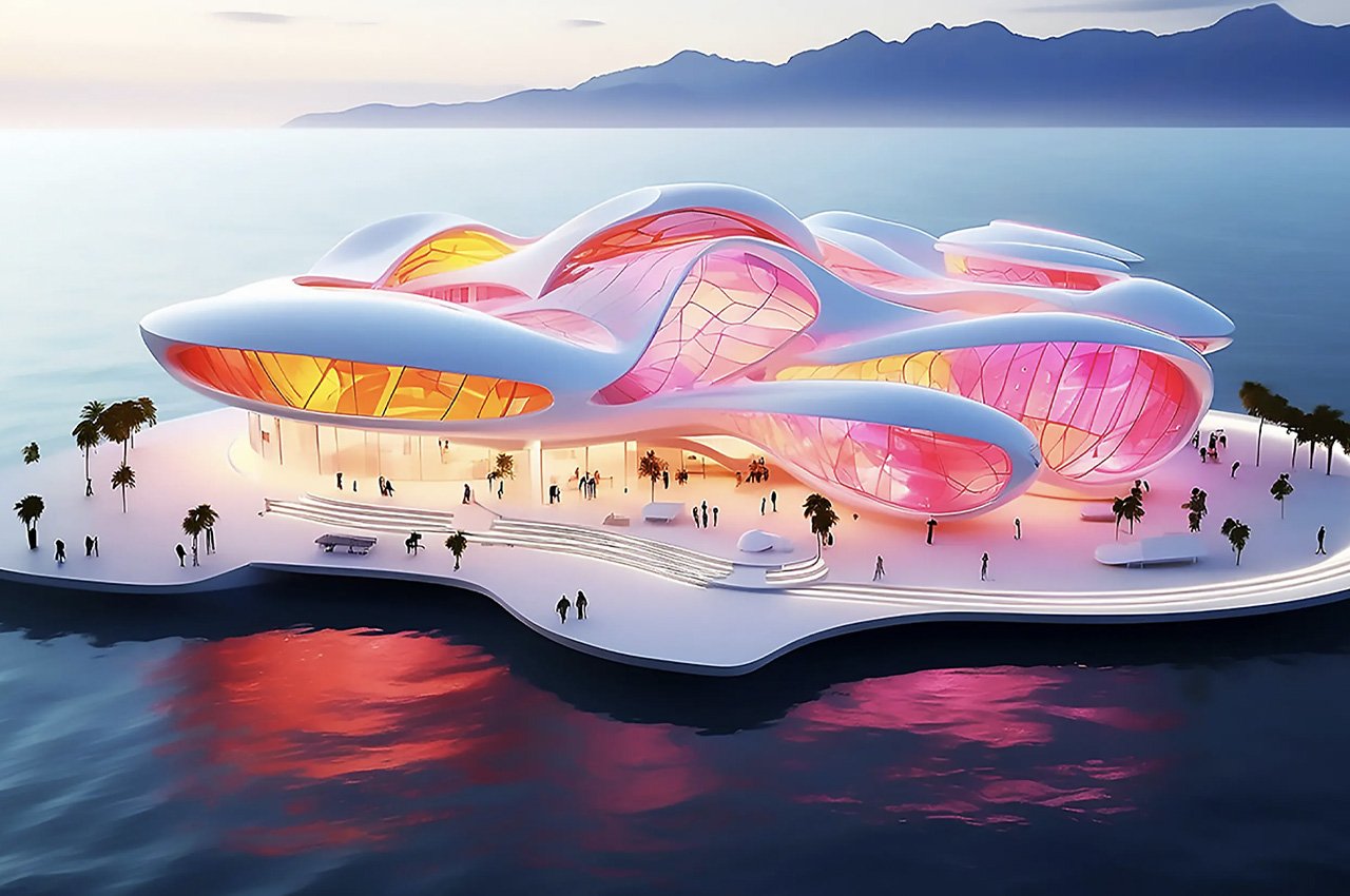 #AI-Generated Floating Glass Museum Is Intended To Be a Symbol Of Environmental Awareness & Sustainability