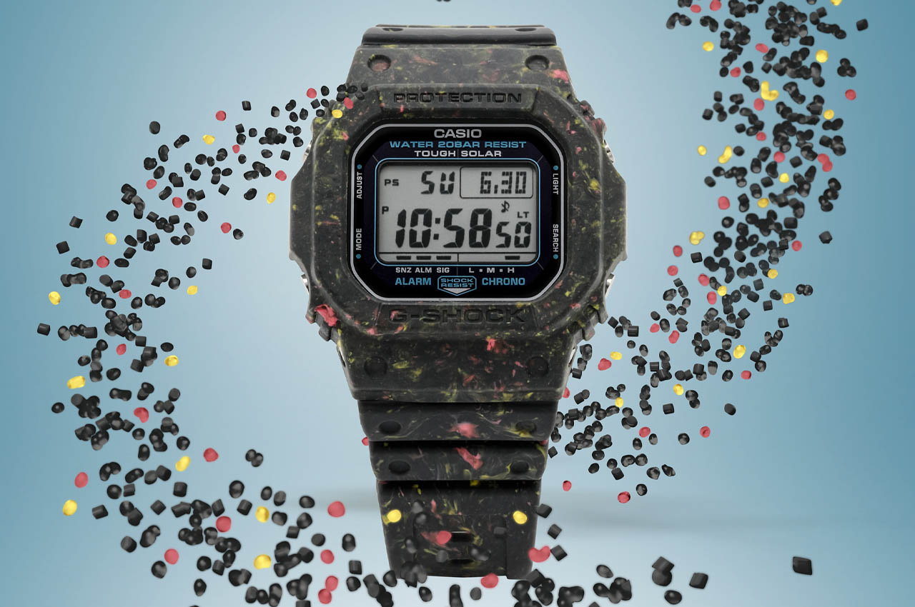G-SHOCK G5600BG-1 is made from recycled resin sourced from waste in the production of Casio watches