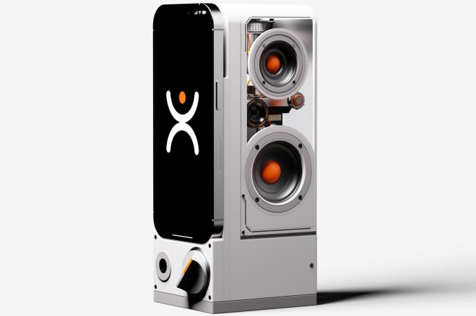 Phone-powered smart speaker concept reads your mood to play the right music for work