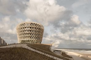 Massive Climate-Resilient Tower On An Artificial Dune Can Handle A Once-In-A-Thousand-Year Storm
