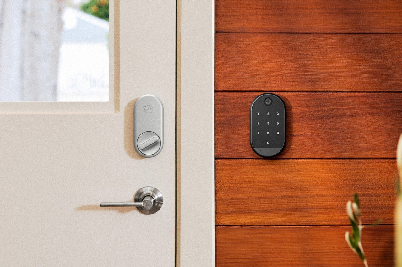 Smart door lock offers key-free security without replacing your deadbolt