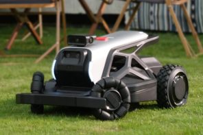 Tron’s an AI-Powered Robotic Lawnmower with 360-Degree Vision and Auto-Mulching