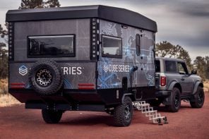 CubeSeries pop-up trailer with aluminum body is strong, lightweight, and all-weather camping solution