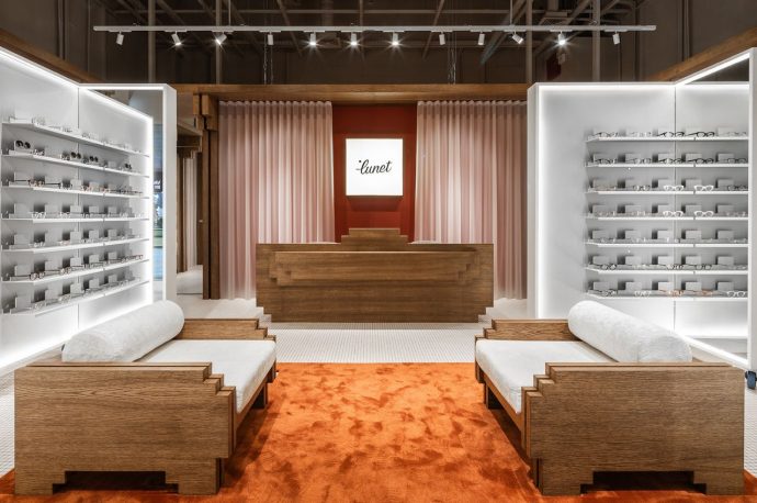 The Pixelated Interiors of this Bucharest eyewear store feels like Minecraft in real life!