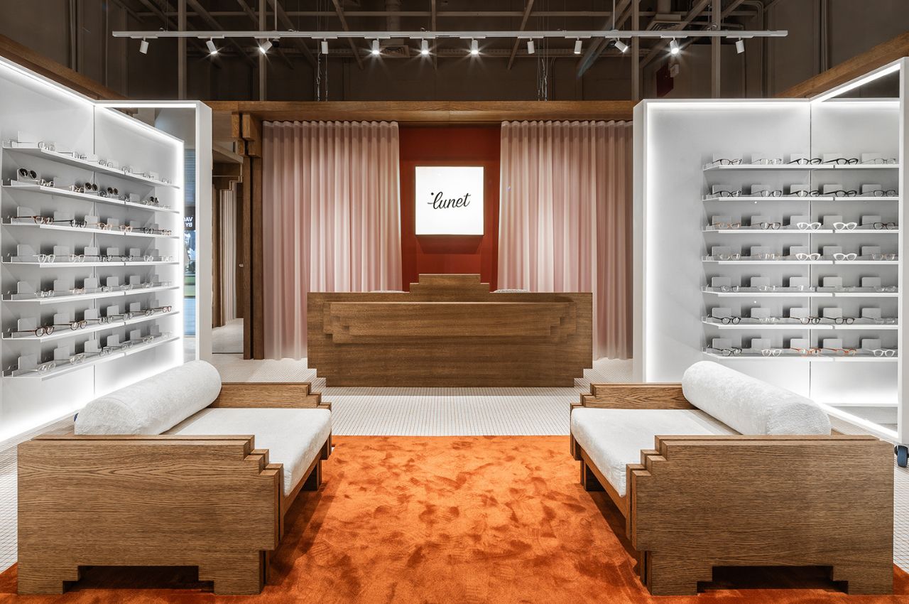#The Pixelated Interiors of this Bucharest eyewear store feels like Minecraft in real life!