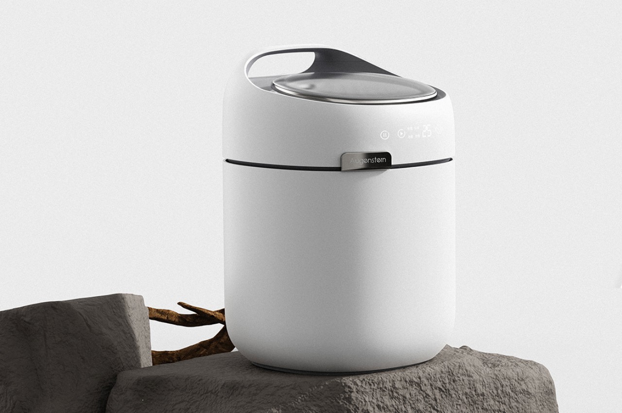 Mini drum washing machine concept lets you clean small loads of clothes ...