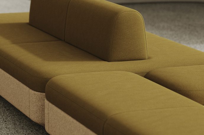 This Modular Seating Solution Is Made From Recycled Cork Salvaged From Wine Stoppers