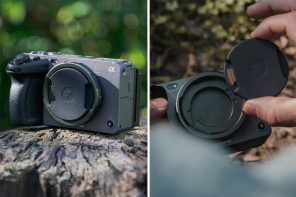 This Camera Lens Cover comes with a secret compartment for SD cards or an AirTag