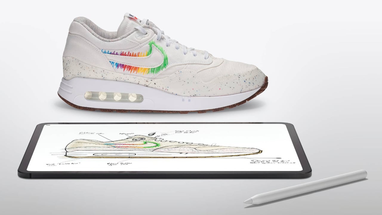 #Tim Cook rocks an exclusive pair of Nike Air Max 1 ’86s “made on iPad”