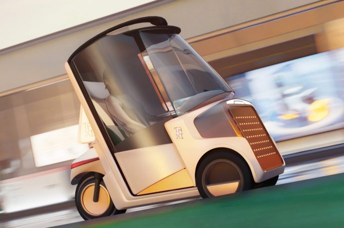 Self-driving taxi for one concept is perfect for solo commuters