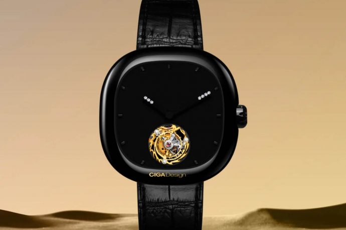 Step into the Year of the Dragon with Ciga Design tourbillon watch that exudes dark appearance and true strength