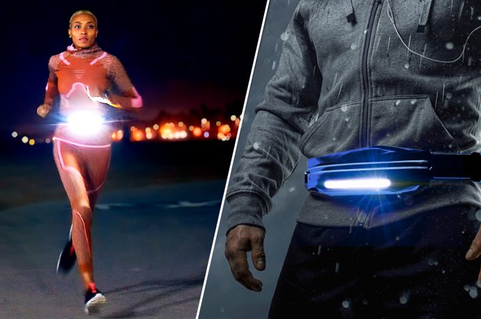 Run Confidently at Night with Lumabelt: The Ultimate LED-Equipped EDC Utility Belt for Joggers