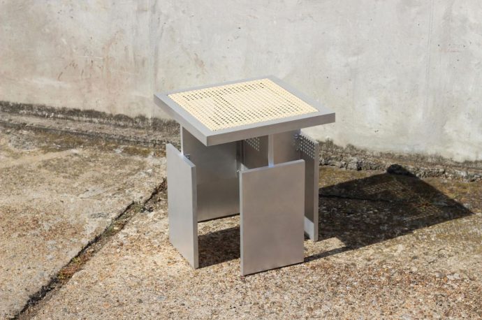 4-AL Stool by Paul Matteo Wesser Redefines Sustainable Furniture with Repurposed Materials