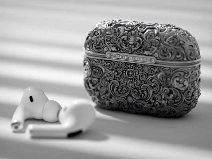 This Baroque AirPods Case turns Everyday Tech into a Precious Work of Art