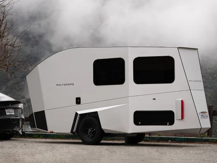 Explore Cutting-Edge Aerodynamics with the Polydrops P21: A Camper for the Future