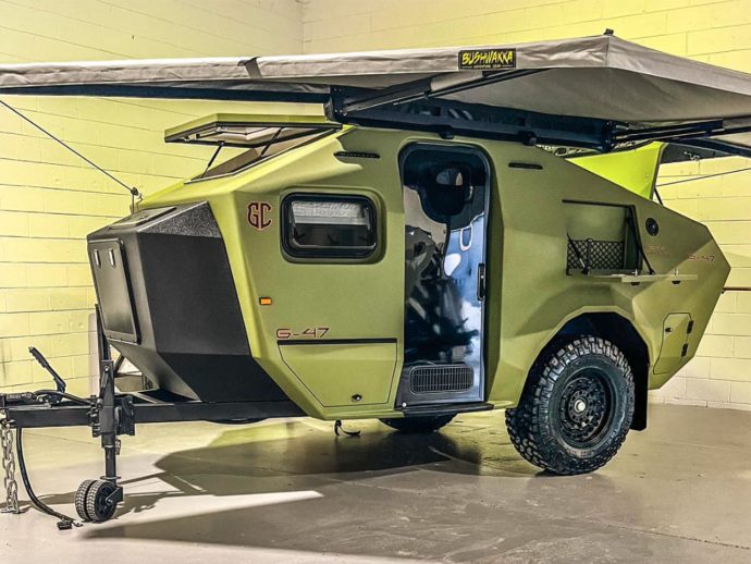 Goliath Campers G-47 teardrop trailer makes Aussies ready for safe and comfortable off-road camping