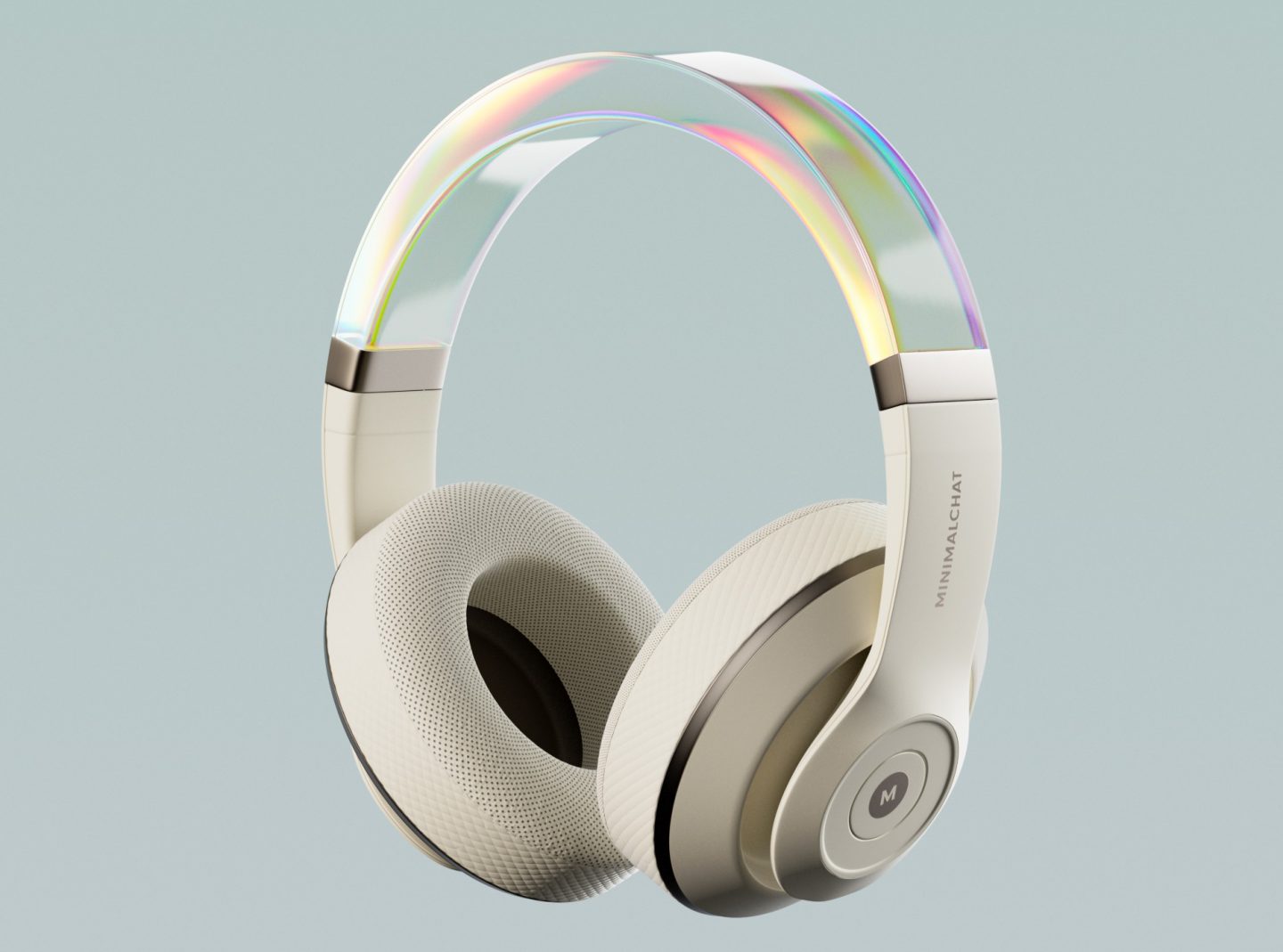 Headphones concept reimagines comfort with clear silicone headbands