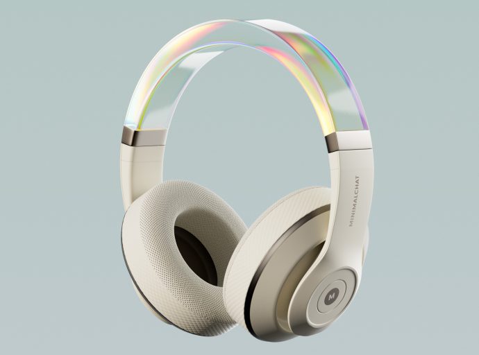 Headphones concept reimagines comfort with clear silicone headbands