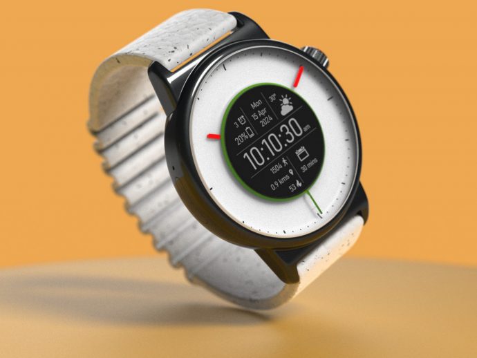 Hybrid smartwatch concept puts a small E Ink display front and center