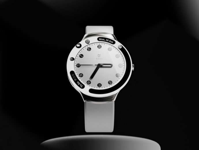 Hybrid watch concept puts a giant hole in the middle of a circular screen