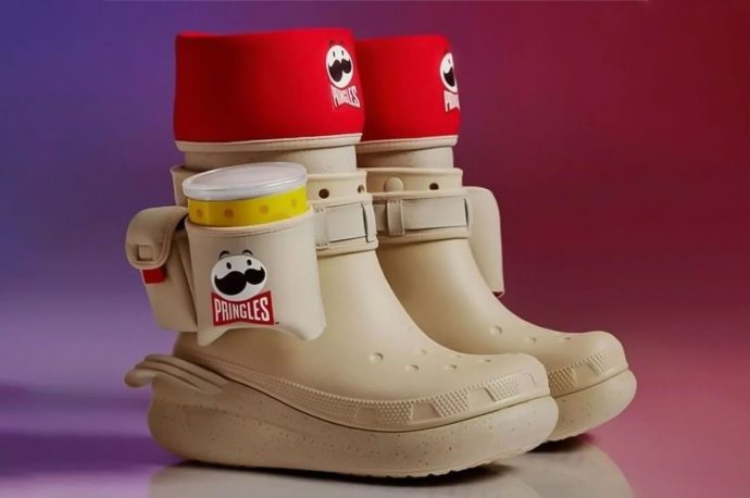 Pringles x Crocs Designed A Pair of Playful Boots That Looks Like a Sore Thumb