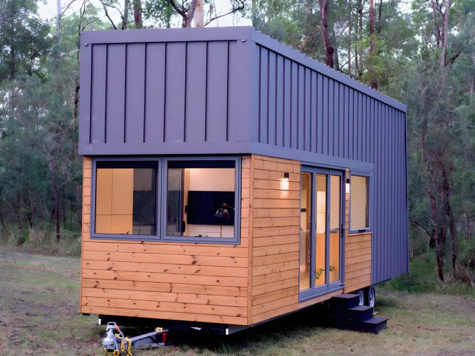 The GrandHaus Is The Perfect Tiny Home With A Unique Interior Layout For A Family Of Four
