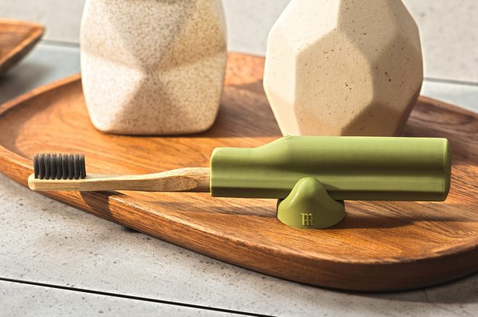 Upgrade your Regular Bamboo Toothbrush to an Electric Toothbrush with this clever attachment