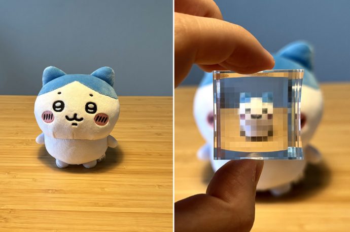 This Crystal Fragment turns everything you see into 8-bit Pixel Art, and it’s FASCINATING