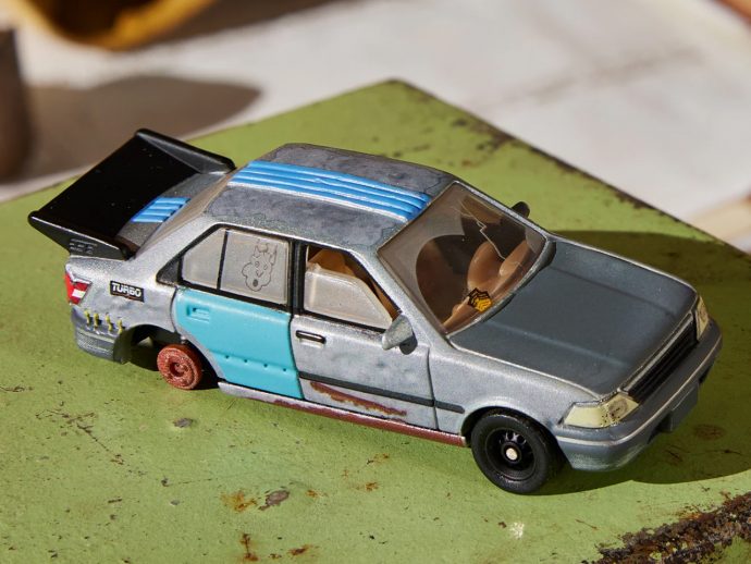 This Totaled “Not Wheels” by MSCHF is an unexpected addition to the Hot Wheels universe