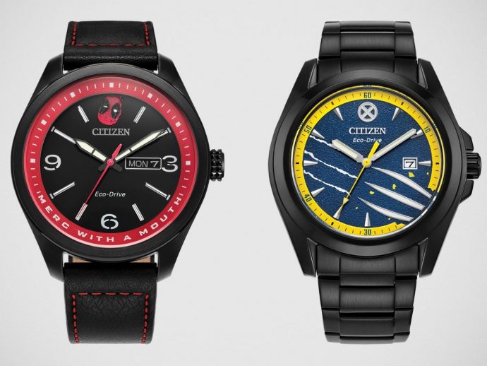 Citizen Launches Bold Deadpool and Wolverine Watches In Collaboration with Marvel
